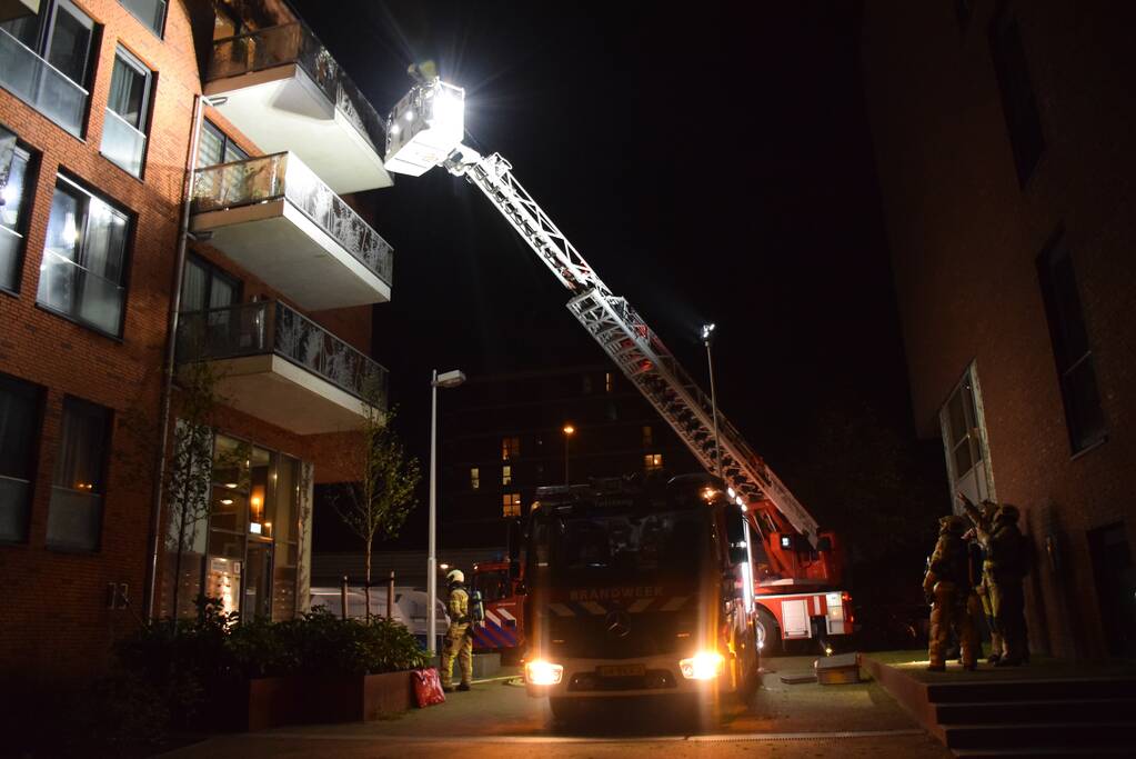 Grote brand in appartementencomplex