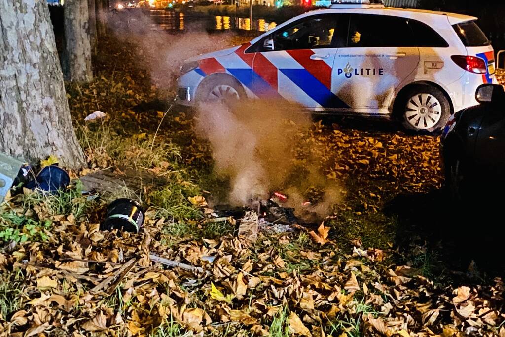Autobrand blijkt buitenbrand