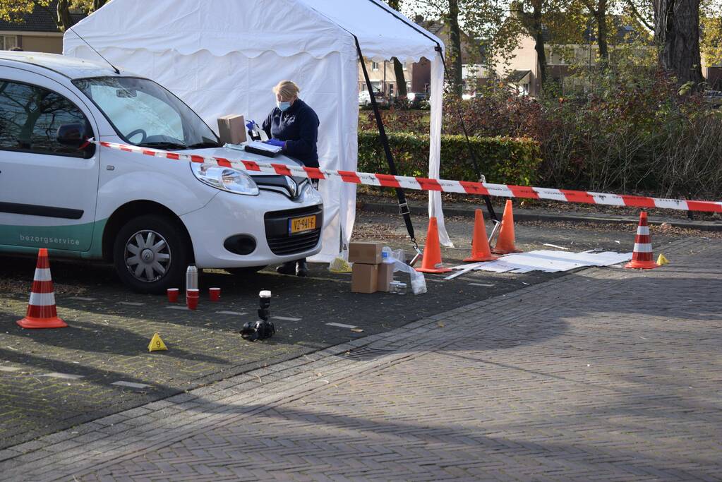 Corona-sneltestlocatie verwoest met zwaar vuurwerk