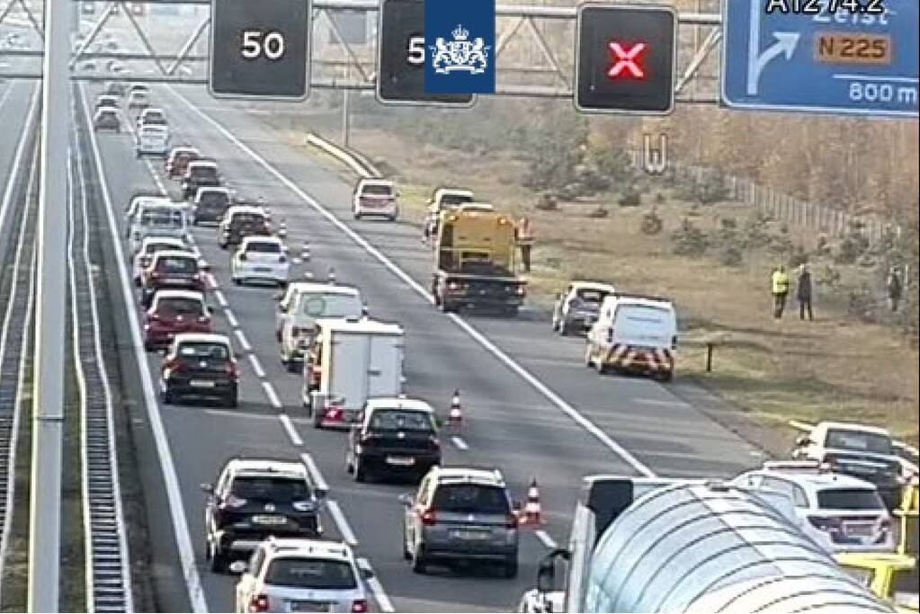 Voertuig arrestatieteam betrokken bij ongeval op snelweg