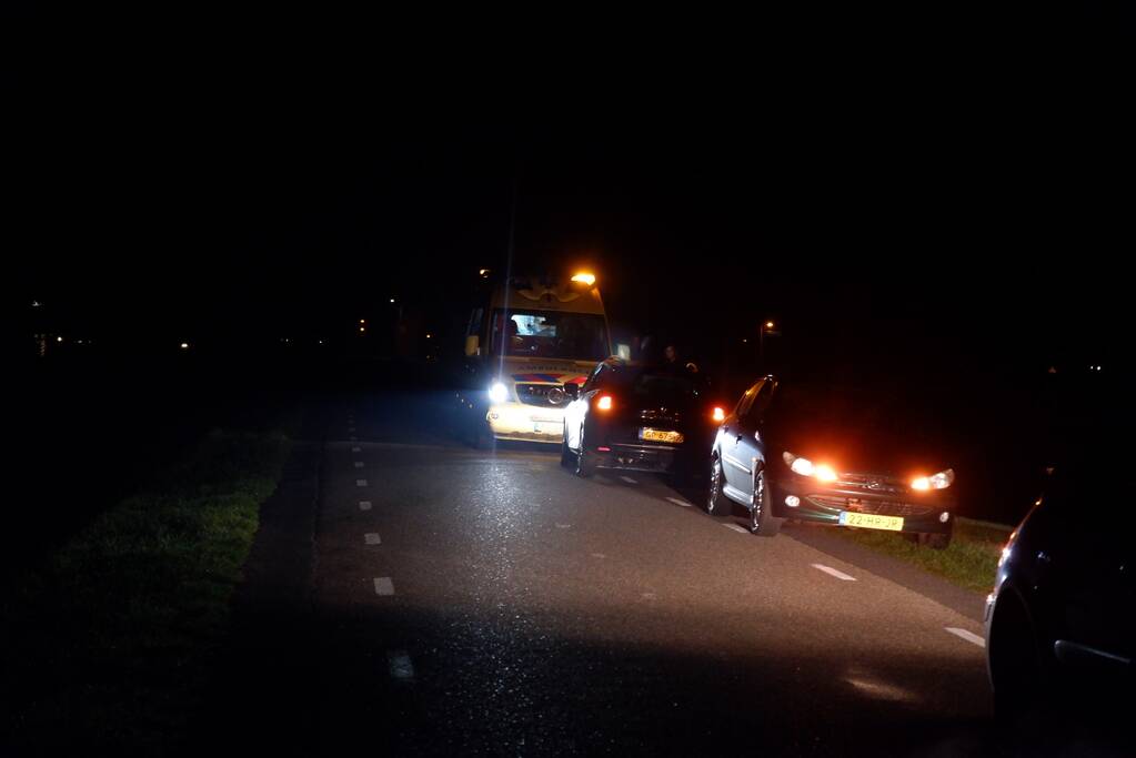 Fietser gewond na aanrijding met auto