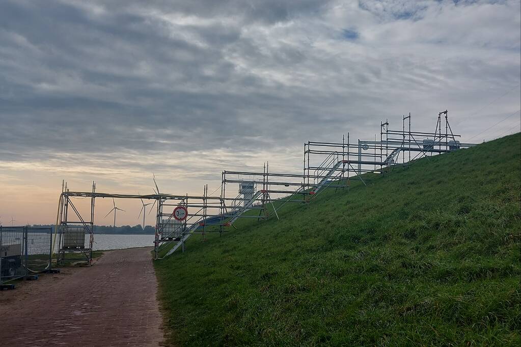 Haringvlietbrug afgesloten door werkzaamheden