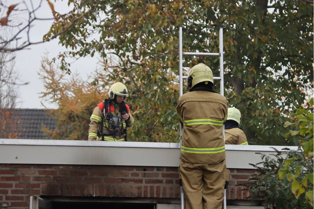 Grote schade na brand in garagebox