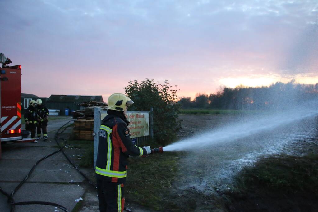 Aggregaat vat opnieuw vlam