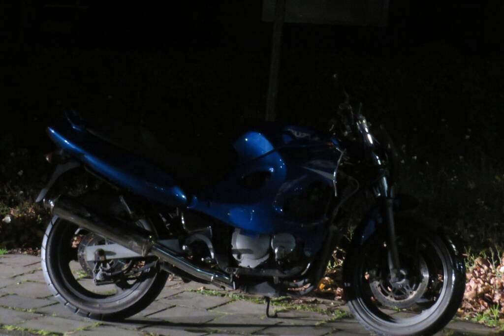 Persoon aangehouden na eenzijdig motorongeval