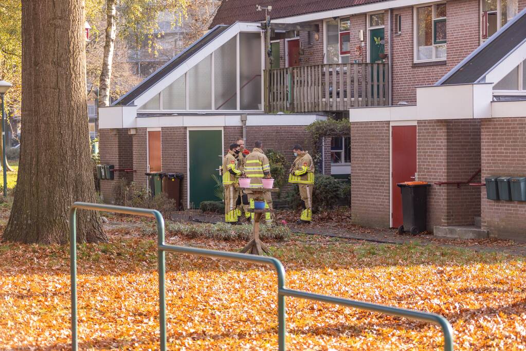 Gasleiding geraakt bij graafwerkzaamheden in tuin