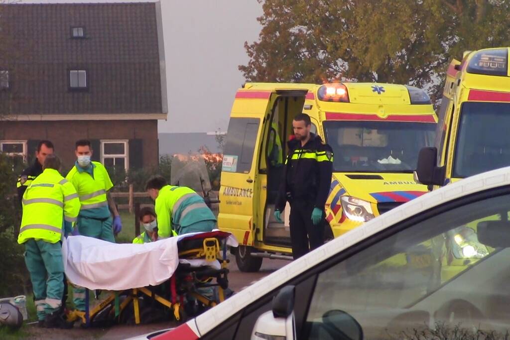 Scooterrijder raakt gewond bij ongeval