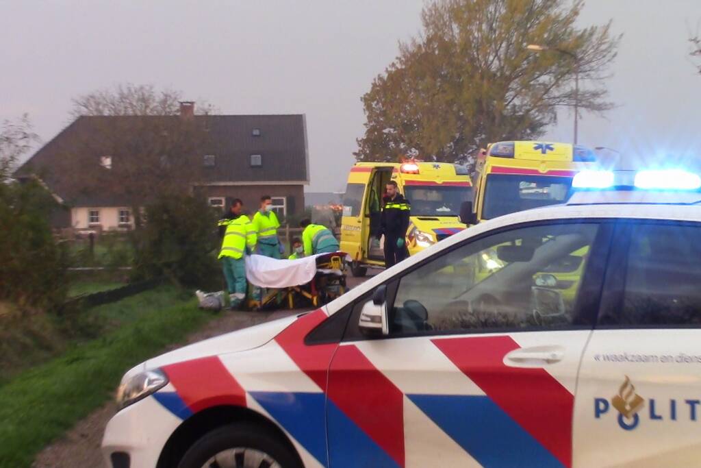 Scooterrijder raakt gewond bij ongeval