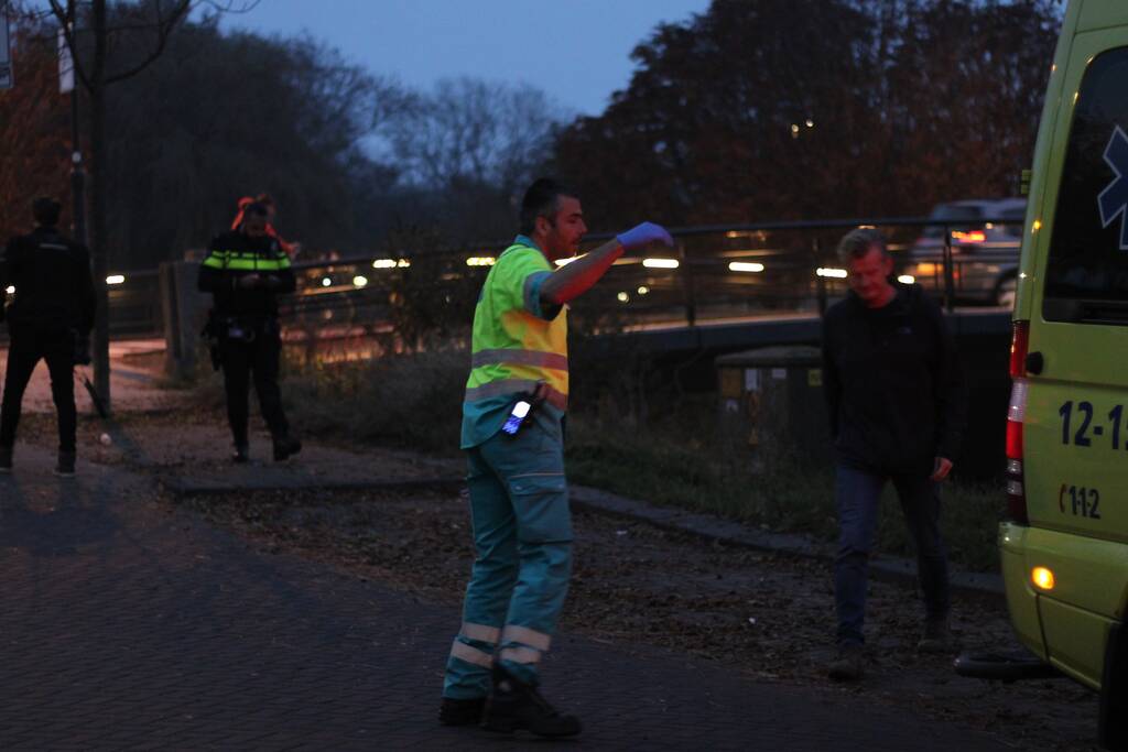 Aanrijding tussen voetganger en personenauto