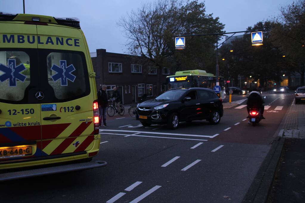 Aanrijding tussen voetganger en personenauto