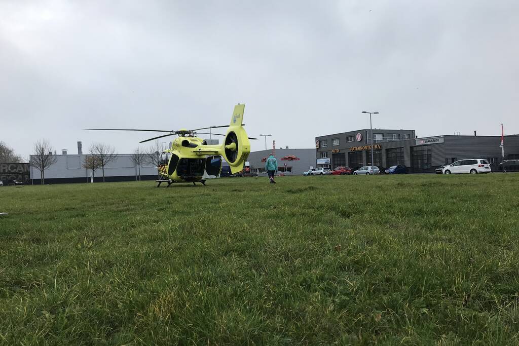 Coronapatiënt overgeplaatst met coronaheli