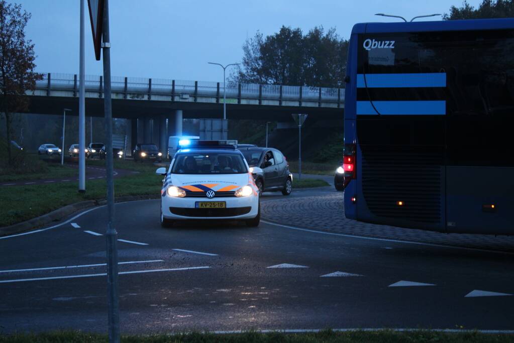 Schade na aanrijding tussen meerdere voertuigen