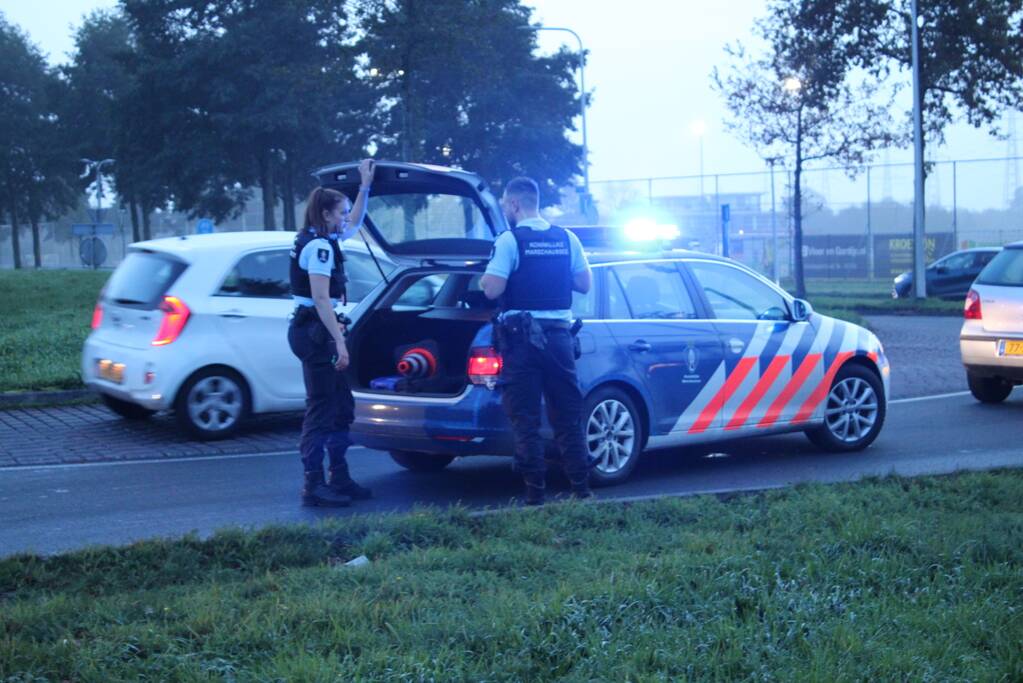 Schade na aanrijding tussen meerdere voertuigen