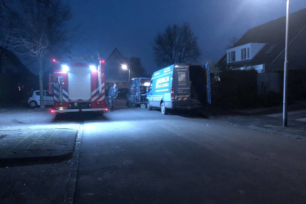 Gaslekkage ontstaan door werkzaamheden