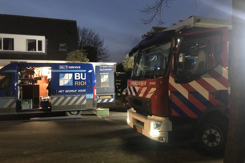 Gaslekkage ontstaan door werkzaamheden