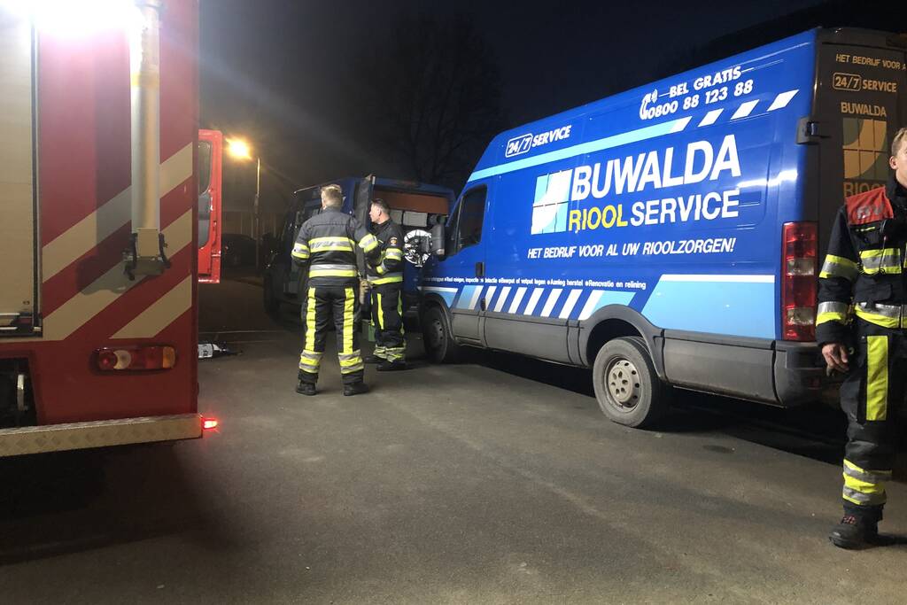 Gaslekkage ontstaan door werkzaamheden