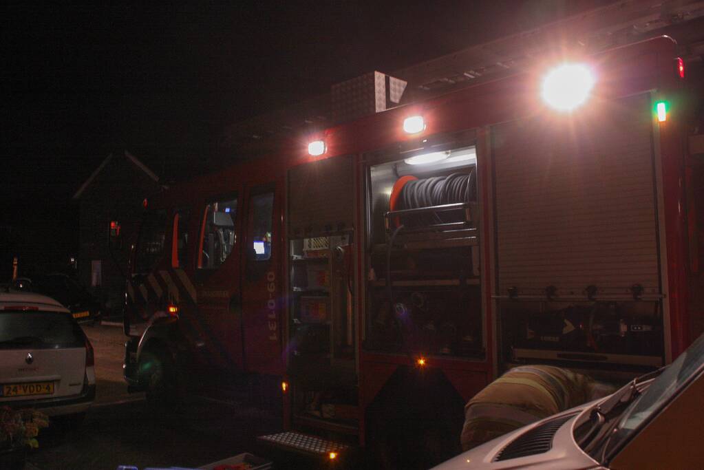 Veel rook bij brand in schuur