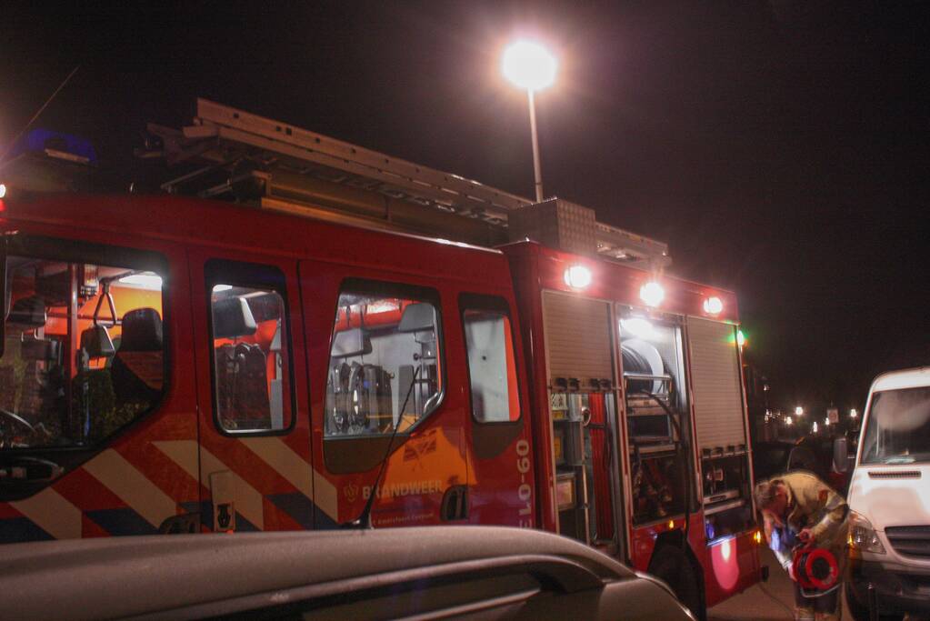 Veel rook bij brand in schuur