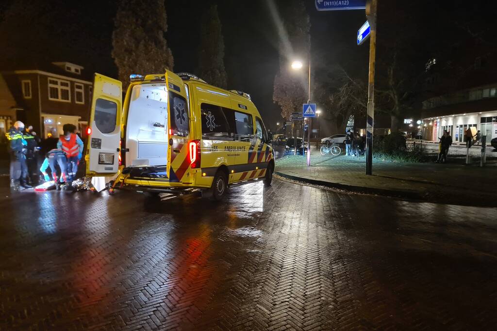 Persoon vlucht na aanrijding met scooter