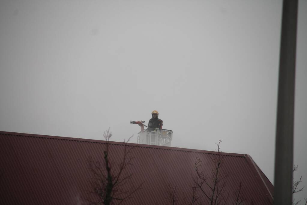 Sporthal Optisport De Schelft verwoest door brand