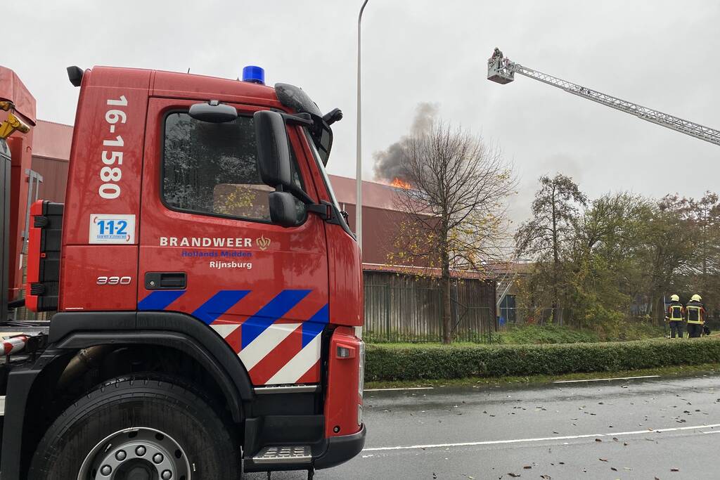 Sporthal Optisport De Schelft verwoest door brand