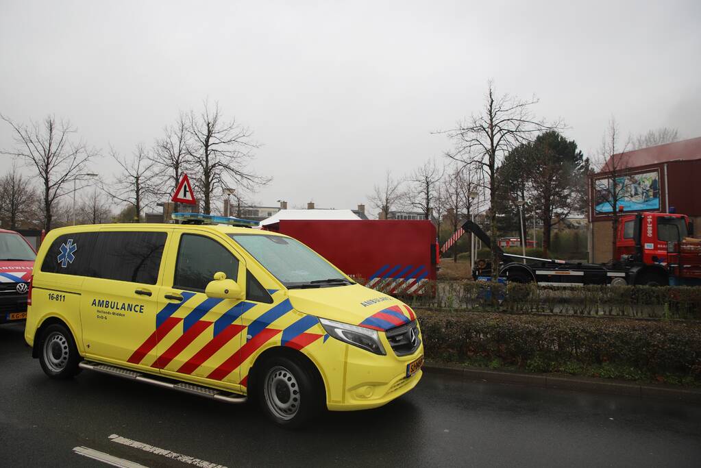 Sporthal Optisport De Schelft verwoest door brand