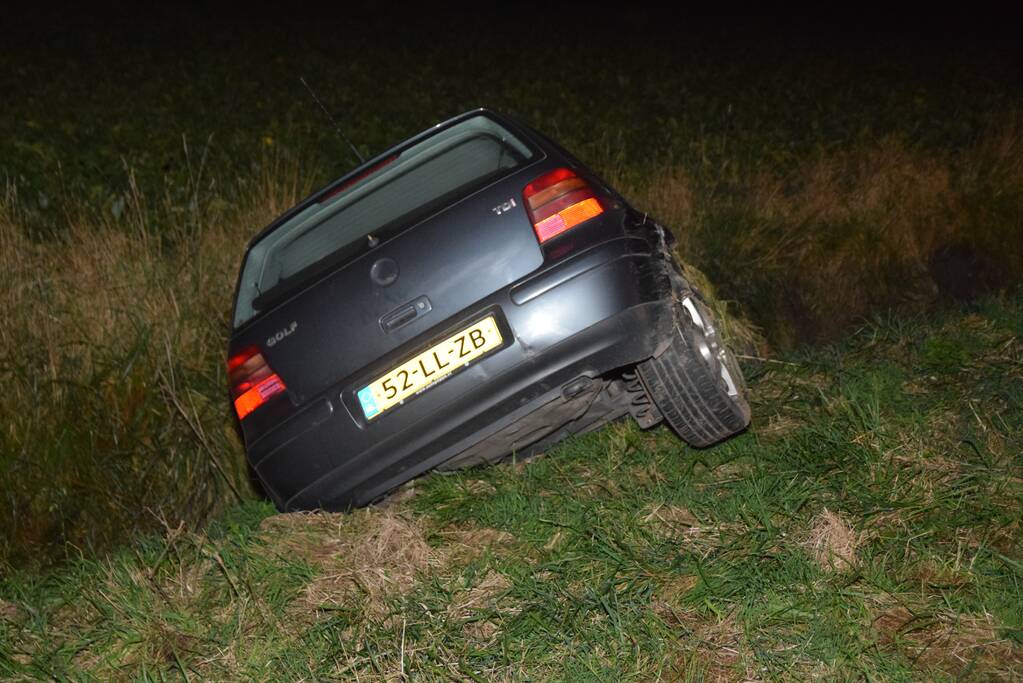 Voertuig achtergelaten na eenzijdig ongeval