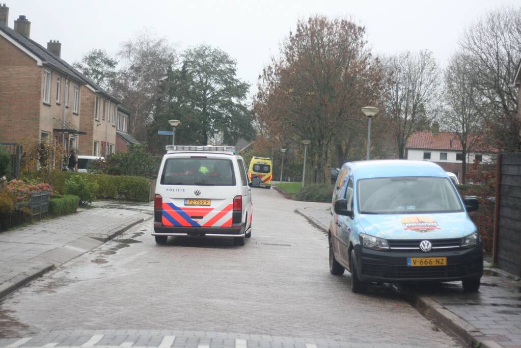 Man overleden bij explosie in schuur