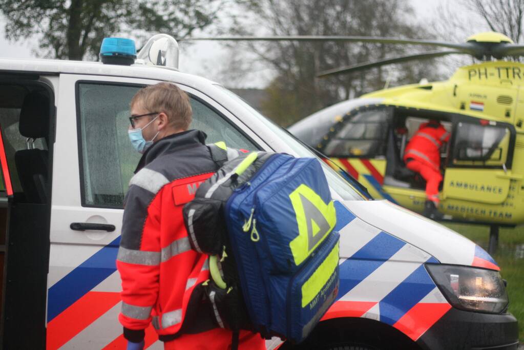 Man overleden bij explosie in schuur