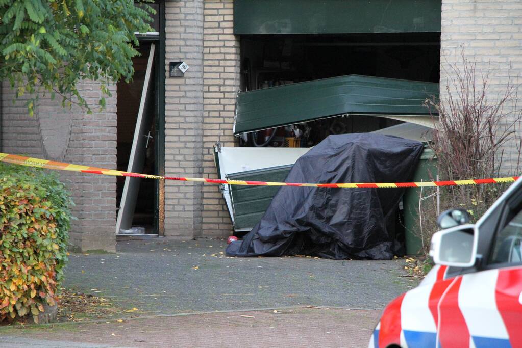 Enorme schade door ontplofte gasfles