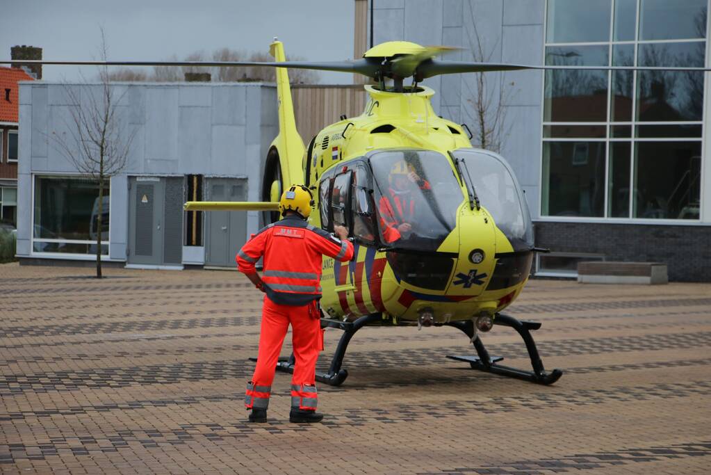 Traumahelikopter ingezet voor incident in woning