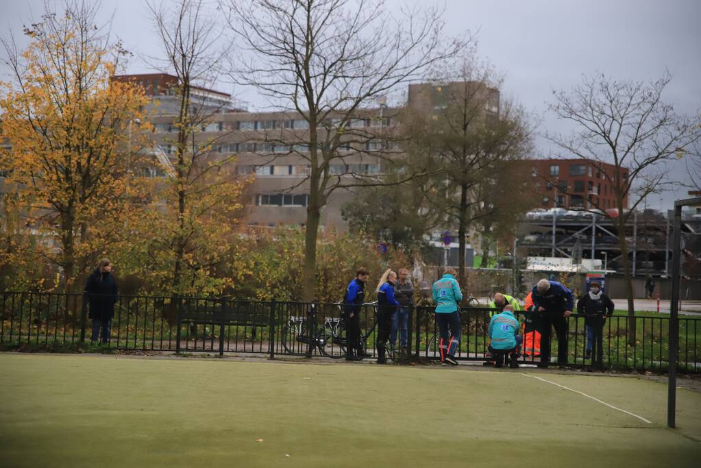 Covid-helikopter landt bij Groene Hart Ziekenhuis