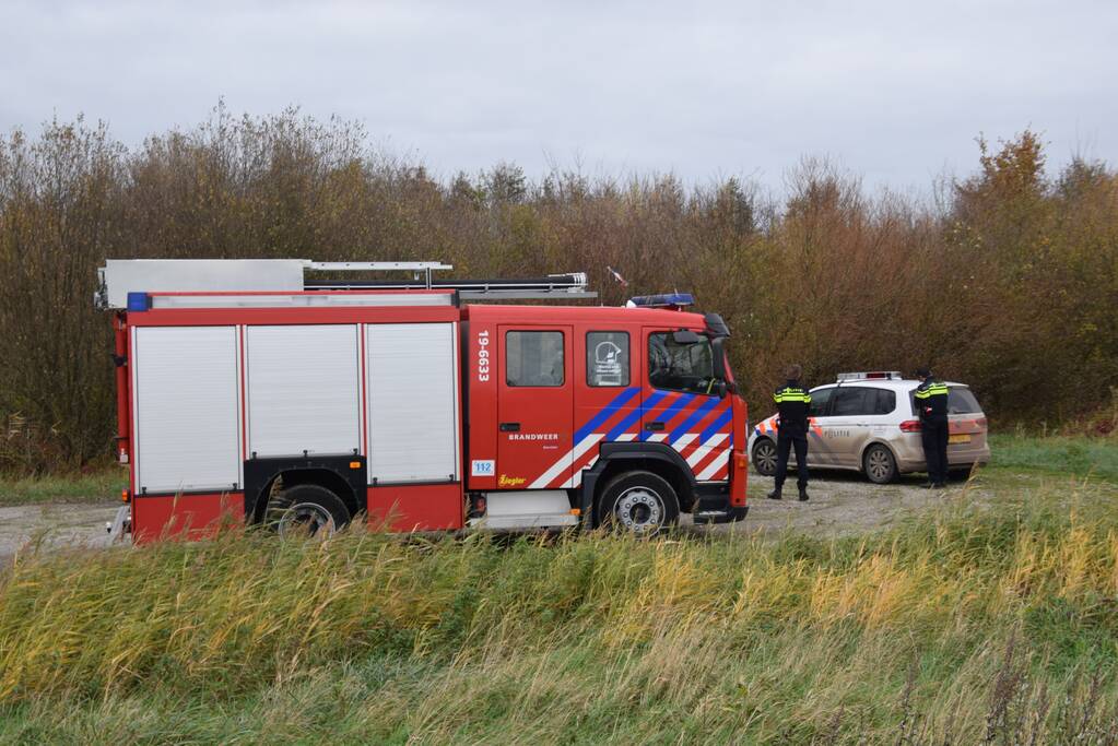 Vermoedelijk afval wietteelt gevonden in natuurgebied