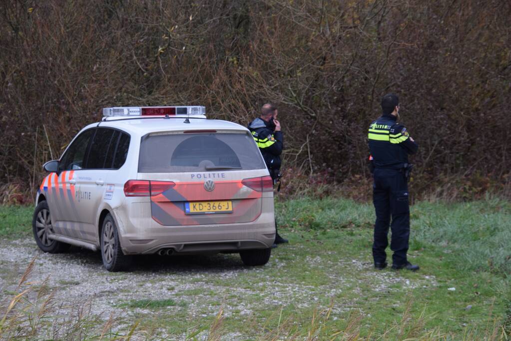 Vermoedelijk afval wietteelt gevonden in natuurgebied