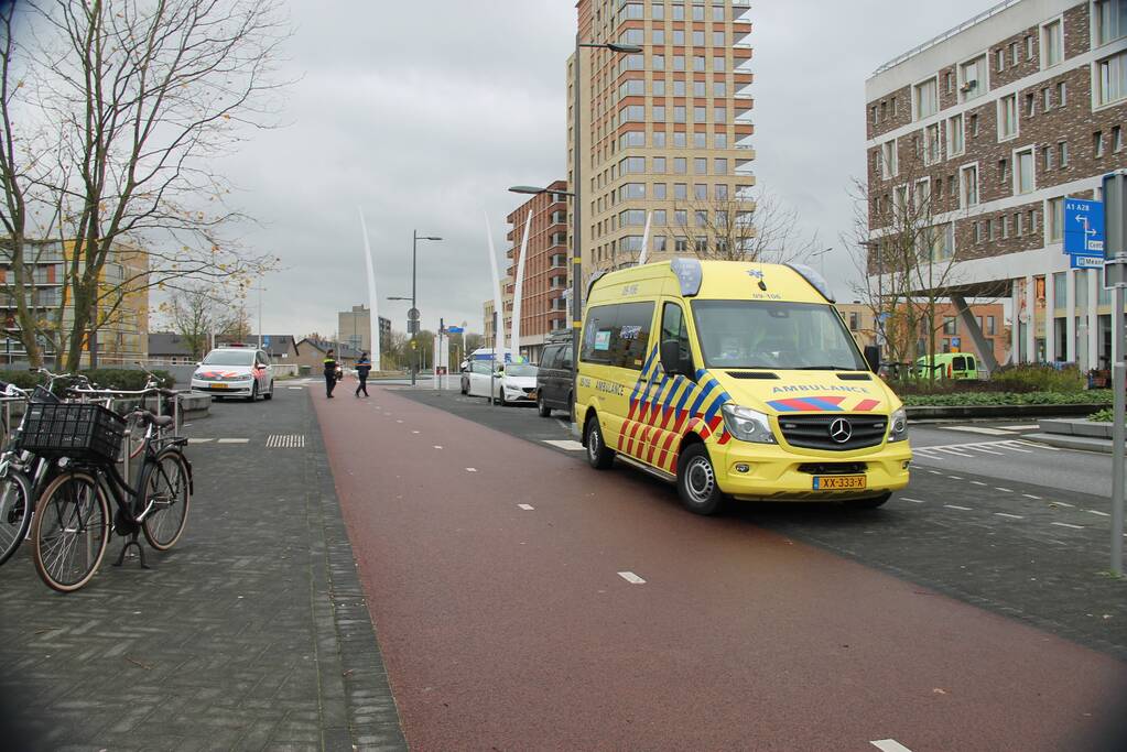 Lesauto in botsing met personenauto