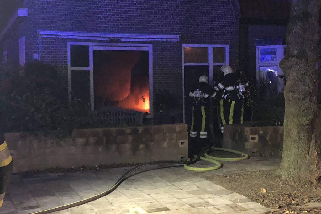 Flinke brand in woning