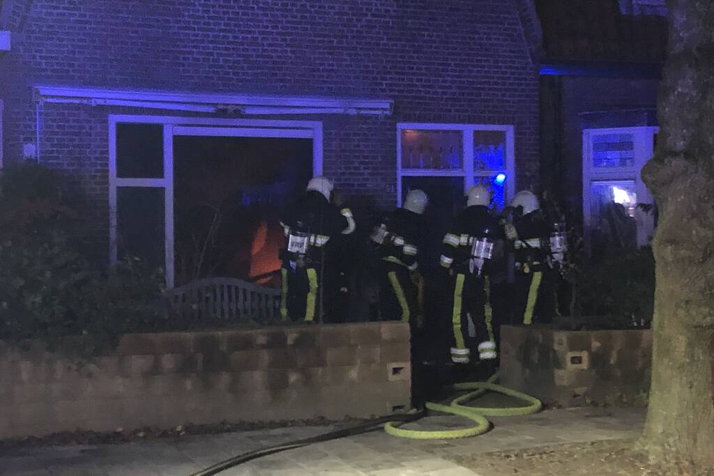 Flinke brand in woning