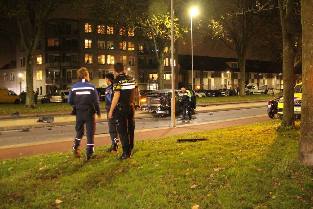 Zwaargewonde bij ernstig ongeval, mogelijk straatrace