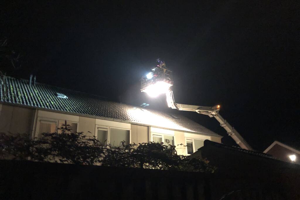 Brand in keuken van woning