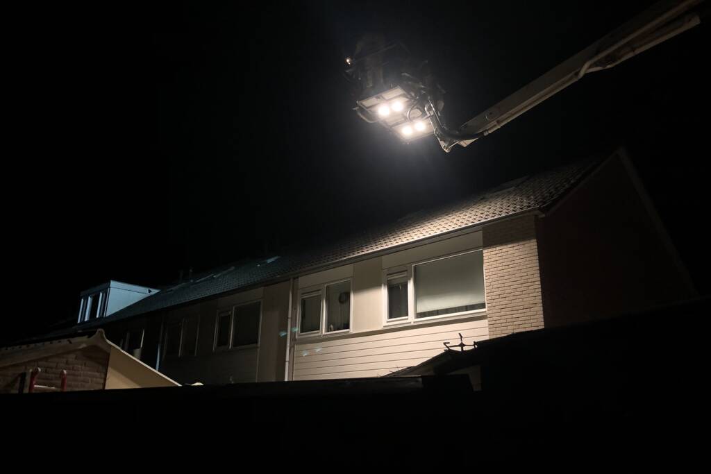 Brand in keuken van woning