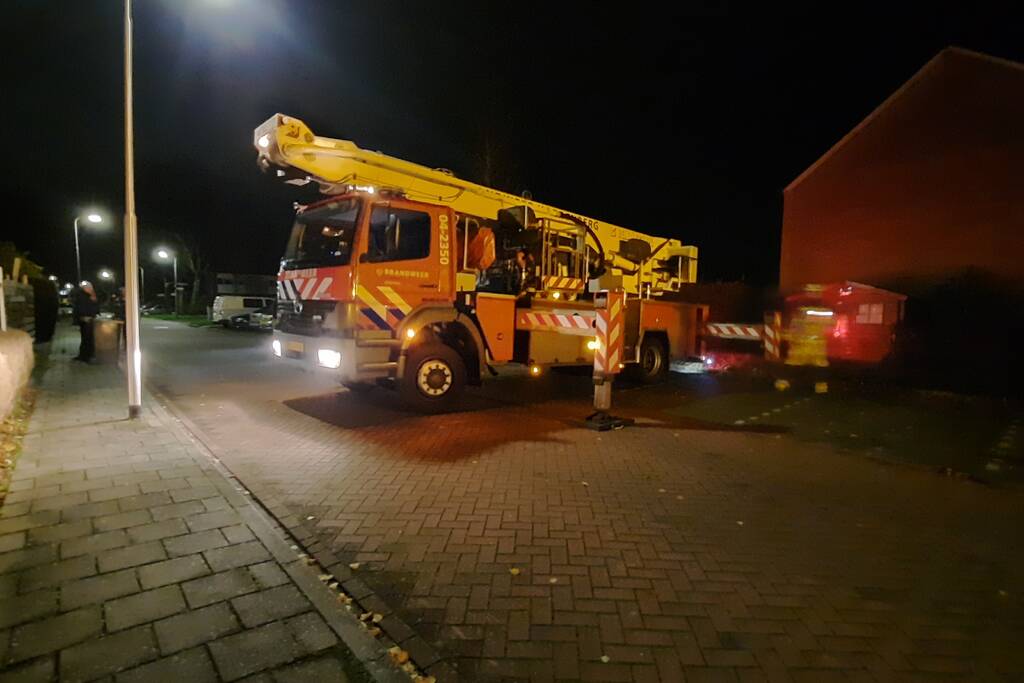 Brand in keuken van woning