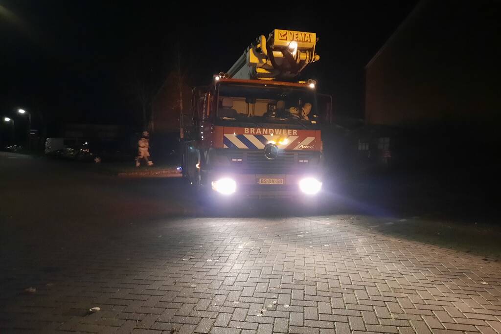 Brand in keuken van woning
