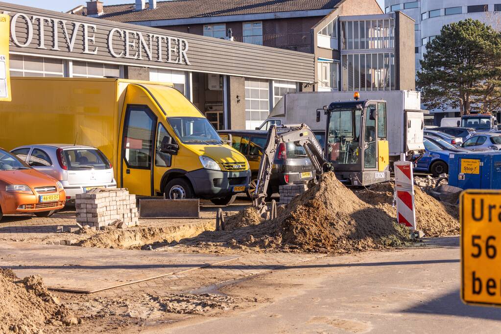 Gasleiding geraakt bij graafwerkzaamheden in de Isselt