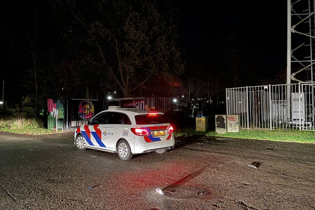 Mogelijk brand bij jeugdhonk