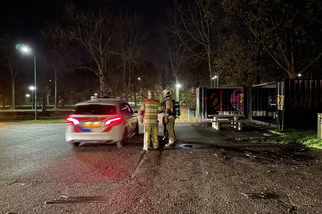 Mogelijk brand bij jeugdhonk