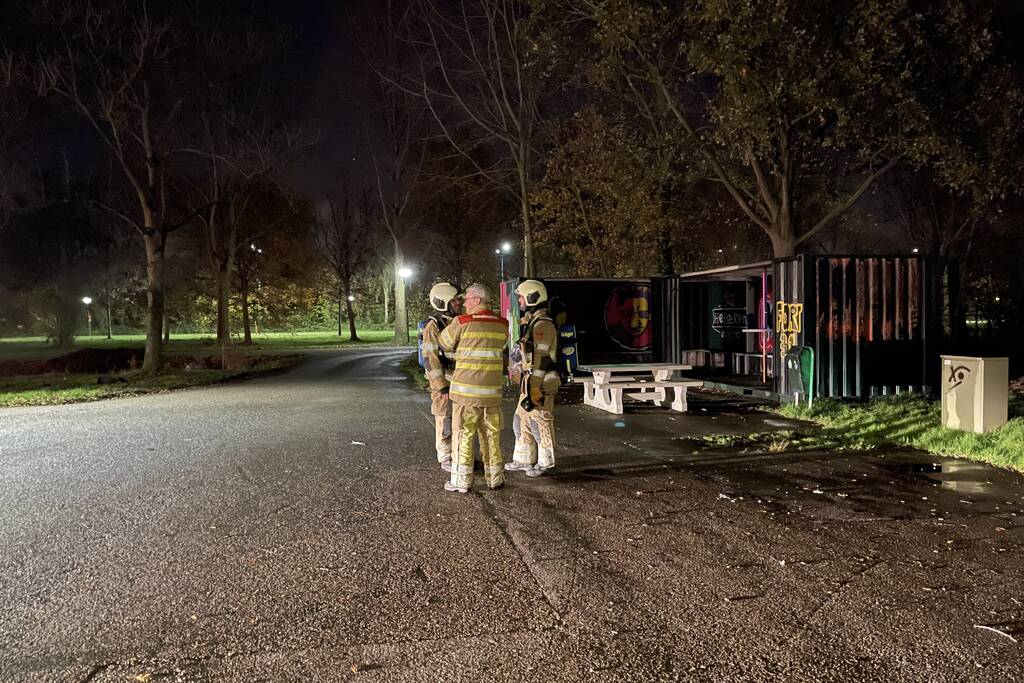Mogelijk brand bij jeugdhonk