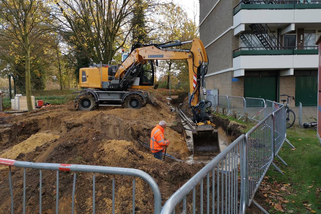De Steinen zonder water door leidingbreuk