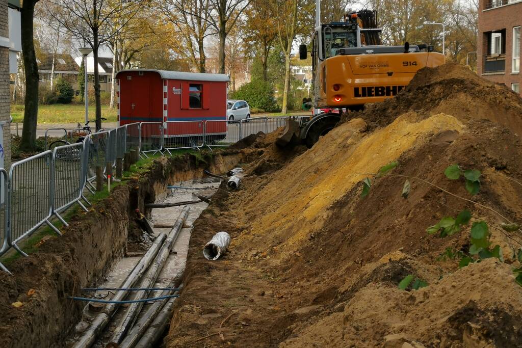 De Steinen zonder water door leidingbreuk