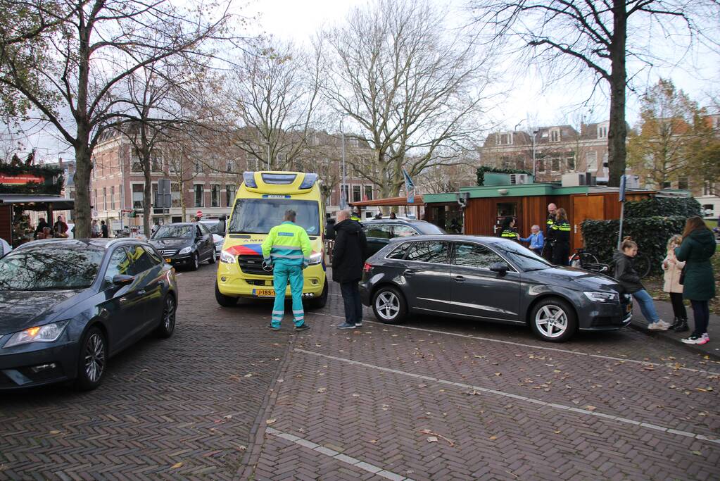 Schade bij aanrijding bij parkeerplaats