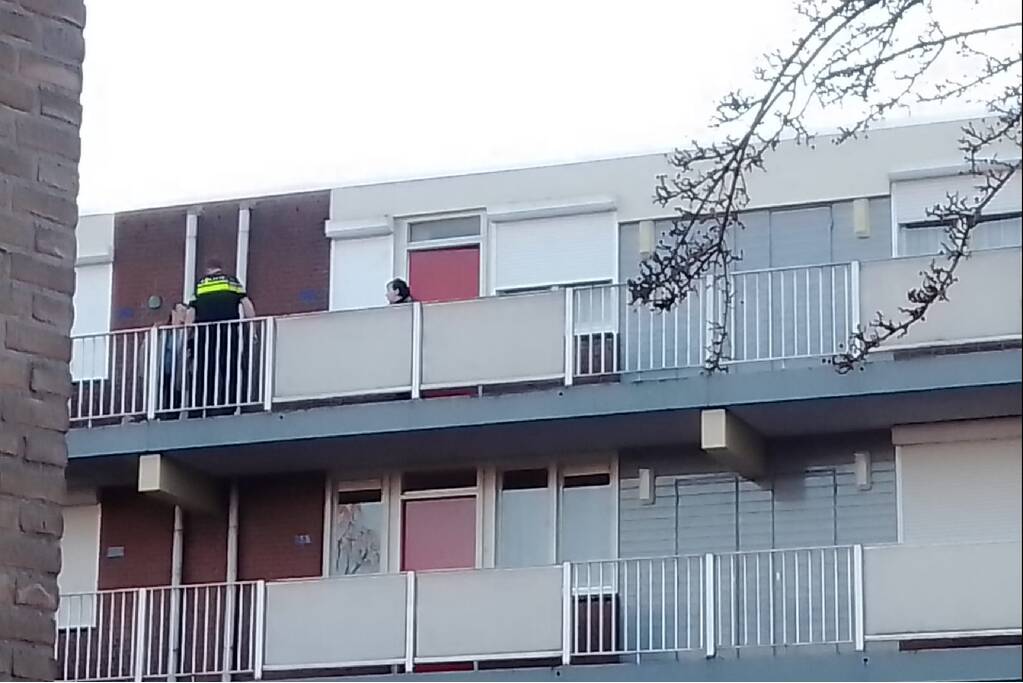 Gebied afgezet na incident